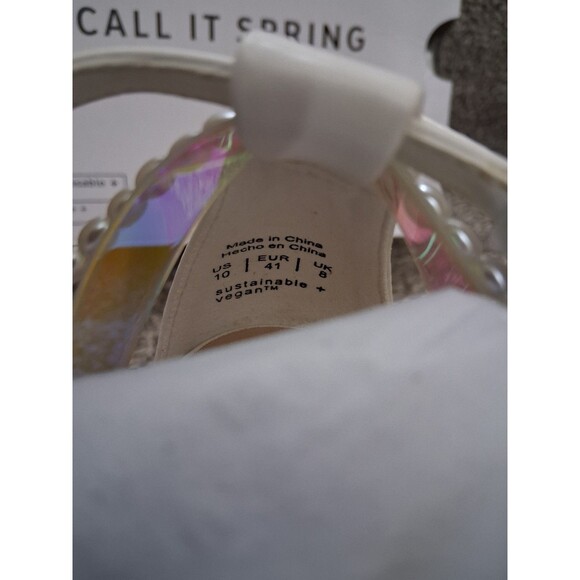 NEW! Women's Call It Spring White High Heel Pumps, Size 10 - Picture 12 of 12